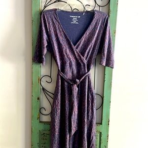 🐸🐸🐸 TOAD & CO WRAP LIKE DRESS WITH TIE TO WAIST SIZE SMALL NWOT 🐸🐸🐸